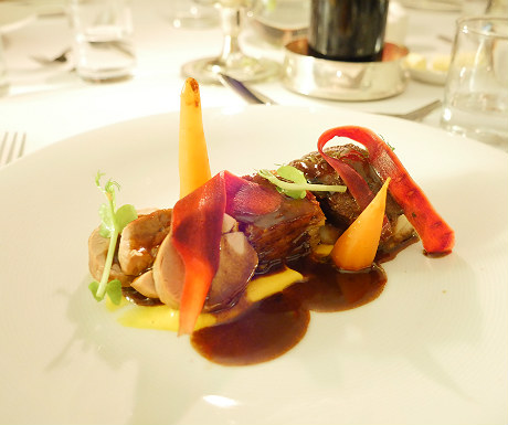 Trio of pork at Goldsborough Hall