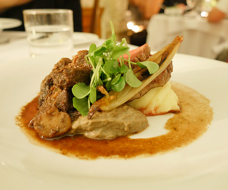 Beef sirloin at Goldsborough Hall